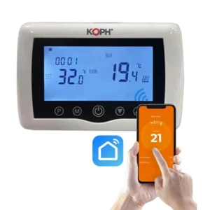 Termostat inteligent KOPH CT99 fara fir, cu WiFi, control prin Internet, pentru centrale termice, APP SMARTLIFE