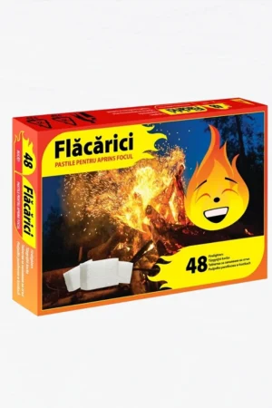 Pastile pentru aprins focul Flăcărici – 48 cuburi (32 cutii/bax)