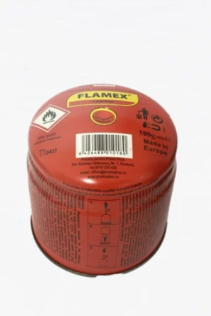 Butelie gaz cu valvă Flamex 190g