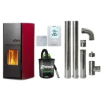 Pachet economic - Termosemineu cu peleti KOPH PM 25 kW Fiama - imagine 10