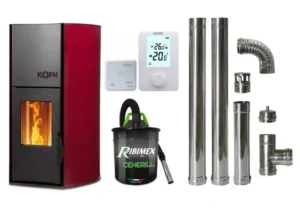Pachet economic - Termosemineu cu peleti KOPH PM 25 kW Fiama