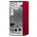 Pachet termosemineu cu peleti KOPH PM 18 kW, 120 mp, buncar 15 kg, diametru cos fum ⌀80 mm, pompa recirculare si vas expansiune incorporate, Bordo - imagine 9