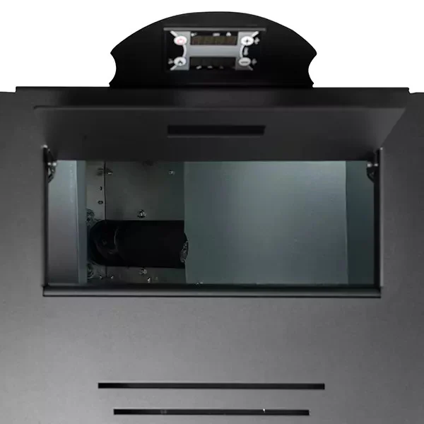 Pachet termosemineu cu peleti KOPH PM 18 kW, 120 mp, buncar 15 kg, diametru cos fum ⌀80 mm, pompa recirculare si vas expansiune incorporate, Bordo - imagine 6