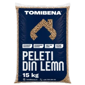 Mostră - Peleti din lemn TOMIBENA – 15 kg